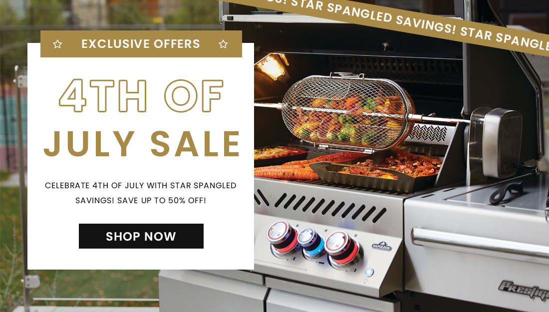 Home Page Banner 4th of July Deals and Promotions BBQGrills.com | BBQGrills.com