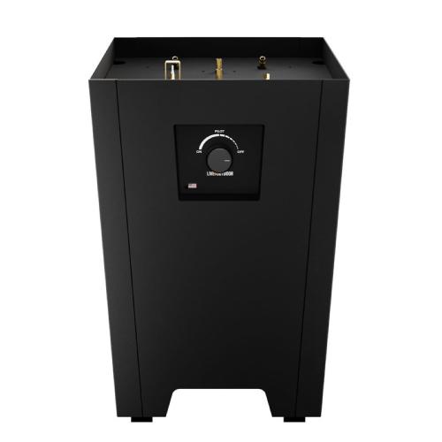 Warming Trends FireStorm Series I 12 Inch Square Powder Coated Steel 65000 BTU Portable Propane Fire Pit with Carry Bag   Black