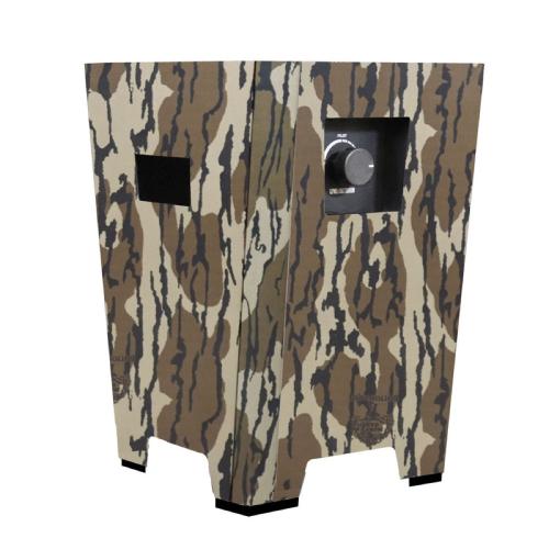 Warming Trends FireStorm Series I 12 Inch Square Powder Coated Steel 65000 BTU Portable Propane Fire Pit with Carry Bag   Mossy Oak Bottomland