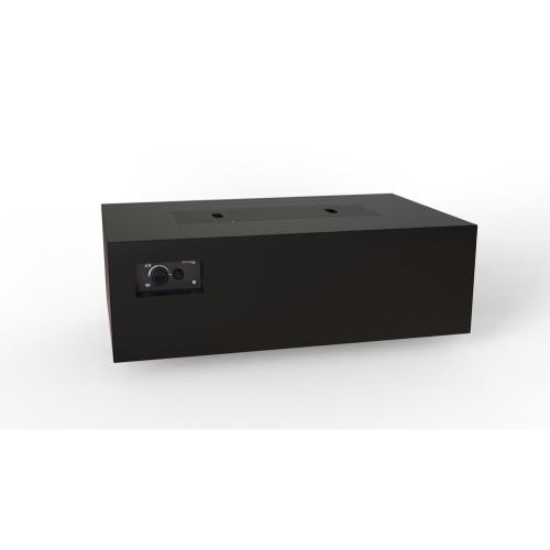 Warming Trends AON 48 Inch Rectangular Powder Coated Steel 170000 BTU Propane Fire Pit Table with Push Button Spark Ignition   Black