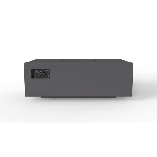 Warming Trends AON 48 Inch Rectangular Powder Coated Steel 170000 BTU Propane Fire Pit Table with Push Button Spark Ignition   Charcoal