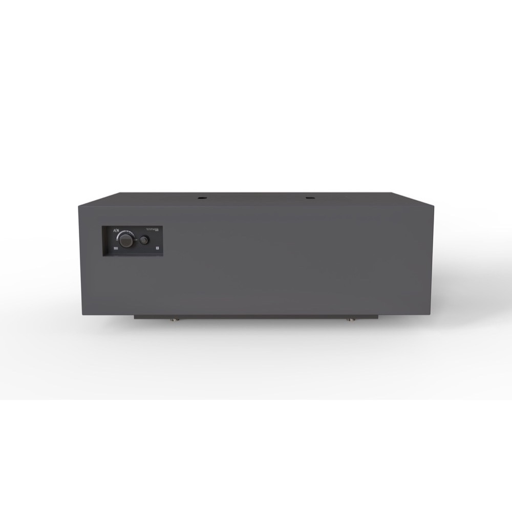 Warming Trends AON 48 Inch Rectangular Powder Coated Steel 170000 BTU Propane Fire Pit Table with Push Button Spark Ignition   Charcoal