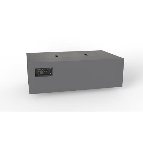 Warming Trends AON 48 Inch Rectangular Powder Coated Steel 170000 BTU Propane Fire Pit Table with Push Button Spark Ignition   Charcoal