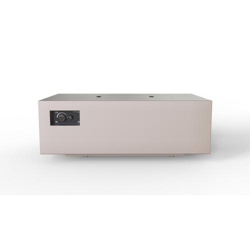 Warming Trends AON 48 Inch Rectangular Powder Coated Steel 170000 BTU Propane Fire Pit Table with Push Button Spark Ignition   Sand Pebble