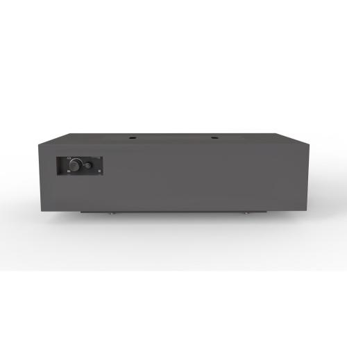 Warming Trends AON 60 Inch Rectangular Powder Coated Steel 230000 BTU Propane Fire Pit Table with Push Button Spark Ignition   Charcoal