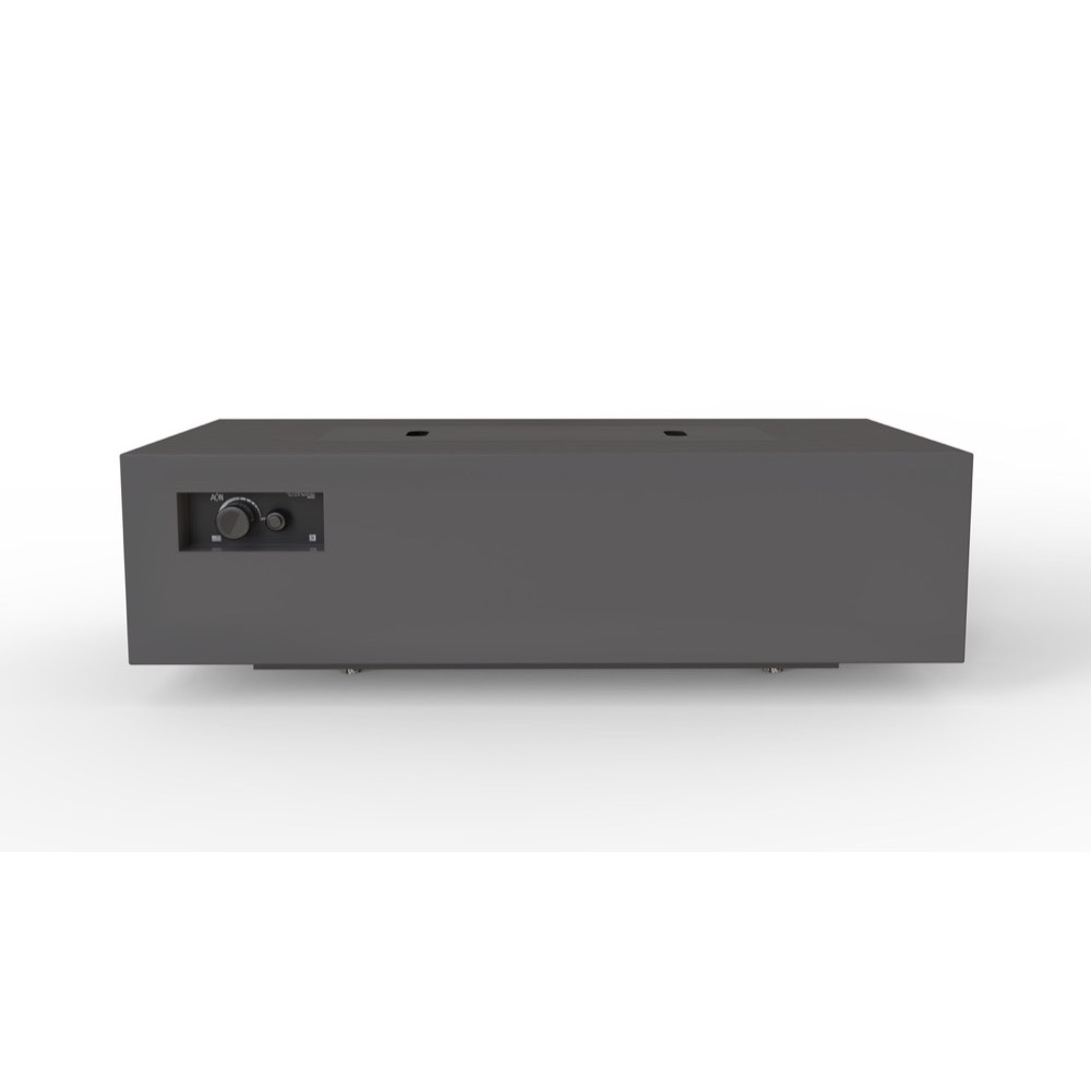 Warming Trends AON 60 Inch Rectangular Powder Coated Steel 230000 BTU Propane Fire Pit Table with Push Button Spark Ignition   Charcoal