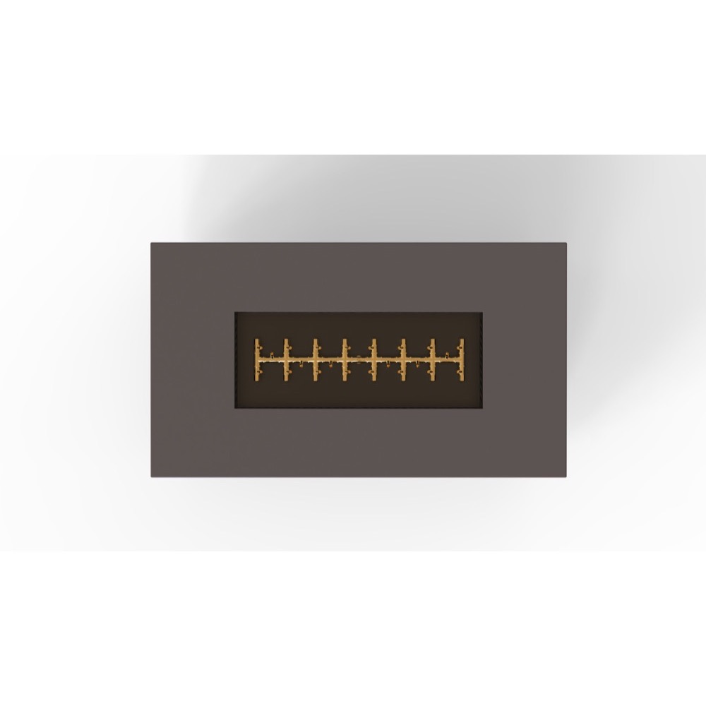 Warming Trends AON 60 Inch Rectangular Powder Coated Steel 230000 BTU Propane Fire Pit Table with Push Button Spark Ignition   Charcoal