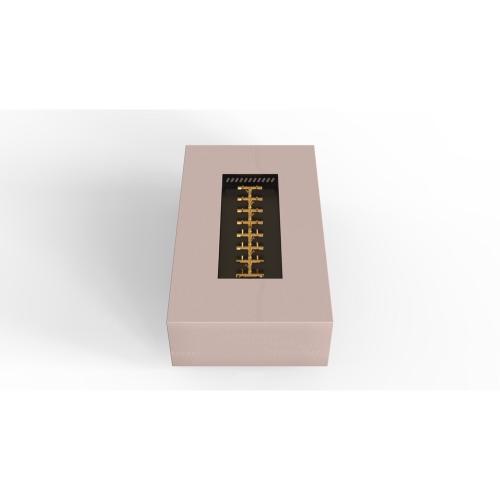 Warming Trends AON 60 Inch Rectangular Powder Coated Steel 230000 BTU Propane Fire Pit Table with Push Button Spark Ignition   Sand Pebble