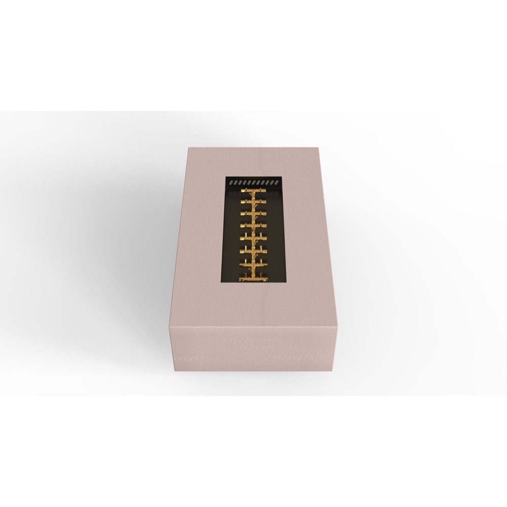 Warming Trends AON 60 Inch Rectangular Powder Coated Steel 230000 BTU Propane Fire Pit Table with Push Button Spark Ignition   Sand Pebble