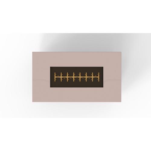 Warming Trends AON 60 Inch Rectangular Powder Coated Steel 230000 BTU Propane Fire Pit Table with Push Button Spark Ignition   Sand Pebble