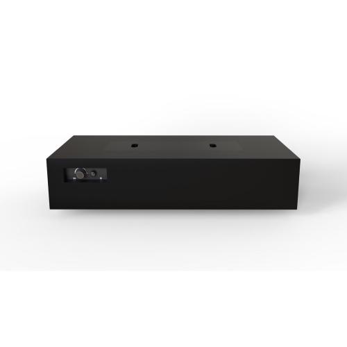 Warming Trends AON 72 Inch Rectangular Powder Coated Steel 290000 BTU Propane Fire Pit Table with Push Button Spark Ignition   Black