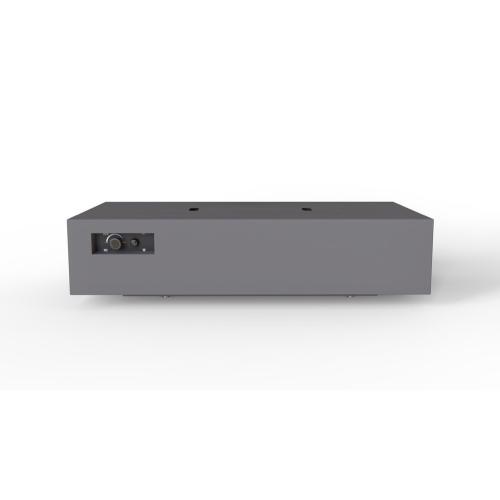 Warming Trends AON 72 Inch Rectangular Powder Coated Steel 290000 BTU Propane Fire Pit Table with Push Button Spark Ignition   Charcoal