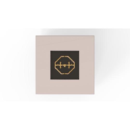 Warming Trends AON 48 Inch Square Powder Coated Steel 180000 BTU Propane Fire Pit Table with Push Button Spark Ignition   Sand Pebble