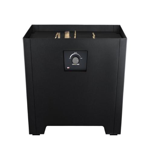 Warming Trends FireStorm Series II 18 Inch Square Powder Coated Steel 65000 BTU Portable Propane Fire Pit with Carry Bag   Black