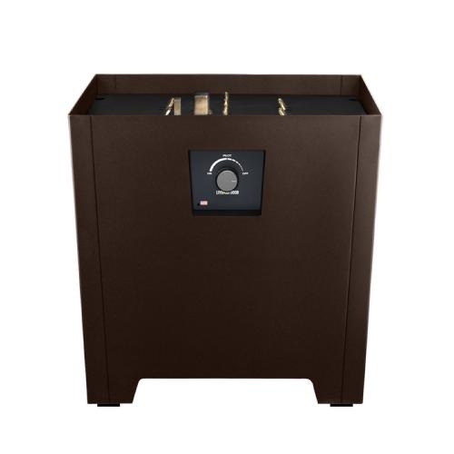 Warming Trends FireStorm Series II 18 Inch Square Powder Coated Steel 65000 BTU Portable Propane Fire Pit with Carry Bag   Bronze