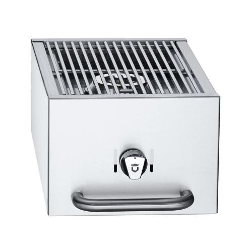 Crown Verity Cart Mounted Natural Gas Side Burner for Mobile Grills