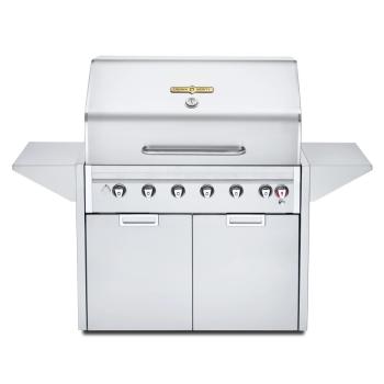 Crown Verity Estate Series 42 Inch 6 Burner Stainless Steel Freestanding Gas Grill350