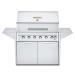Crown Verity Estate Series 42 Inch 6 Burner Stainless Steel Freestanding Natural Gas Grill