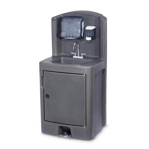 Crown Verity Freestanding Cold Water Outdoor Portable Non Electric Single Basin Handwashing Sink