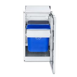 Crown Verity Infinite Series 18 Inch Stainless Steel Cabinet Module with Garbage Bin Holder250