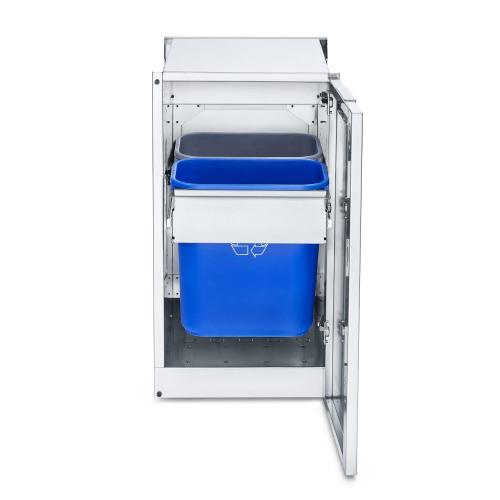 Crown Verity Infinite Series 18 Inch Stainless Steel Cabinet Module with Garbage Bin Holder
