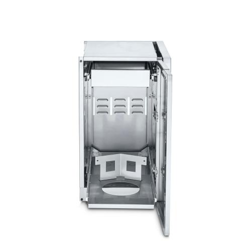Crown Verity Infinite Series 18 Inch Stainless Steel Cabinet Module with Propane Tank Holder  and  Single Drawer