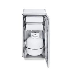 Crown Verity Infinite Series 18 Inch Stainless Steel Cabinet Module with Propane Tank Holder and Two Drawers250