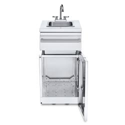 Crown Verity Infinite Series 18 Inch Stainless Steel Cabinet Module with Sink250