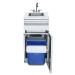 Crown Verity Infinite Series 18 Inch Stainless Steel Cabinet Module with Sink  and  Garbage Bin Holder