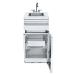Crown Verity Infinite Series 18 Inch Stainless Steel Cabinet Module with Sink  and  Single Drawer