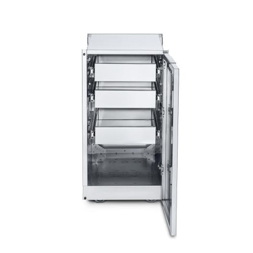 Crown Verity Infinite Series 18 Inch Stainless Steel Cabinet Module with Three Drawers