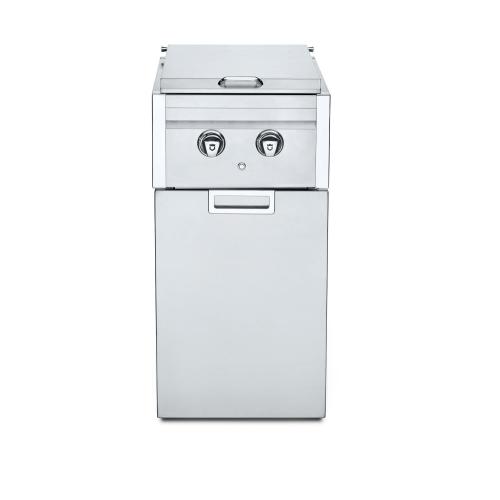 Crown Verity Infinite Series 18 Inch Stainless Steel Freestanding Cabinet Module with Natural Gas Double Side Burner