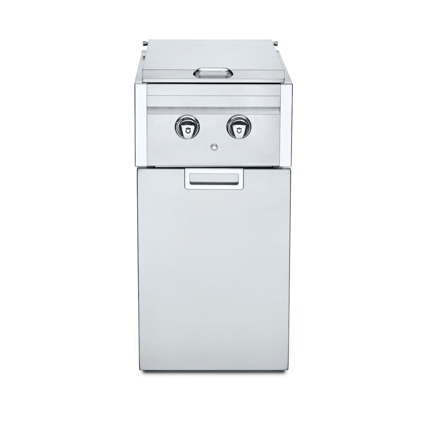 Crown Verity Infinite Series 18 Inch Stainless Steel Freestanding Cabinet Module with Natural Gas Double Side Burner