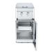 Crown Verity Infinite Series 18 Inch Stainless Steel Freestanding Cabinet Module with Propane Gas Double Side Burner Light Package  and  Single Drawer   Bulk Propane Tank