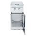 Crown Verity Infinite Series 18 Inch Stainless Steel Freestanding Cabinet Module with Natural Gas Double Side Burner  and  Light Package