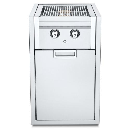 Crown Verity Infinite Series 21 Inch Enclosed Cabinet Storage with Natural Gas Double Side Burner