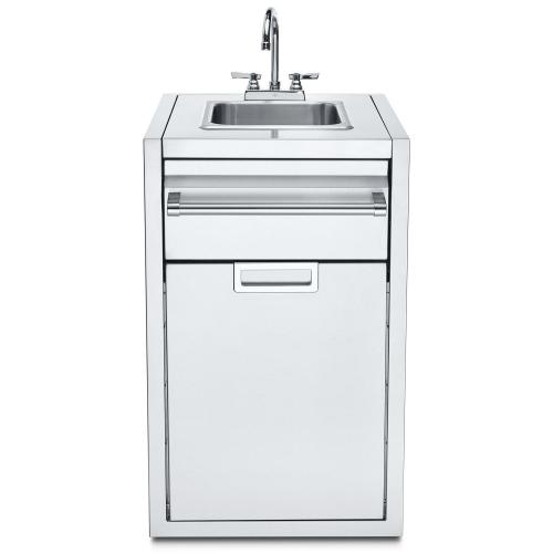 Crown Verity Infinite Series 21 Inch Enclosed Cabinet Storage with Sink and Water Heater