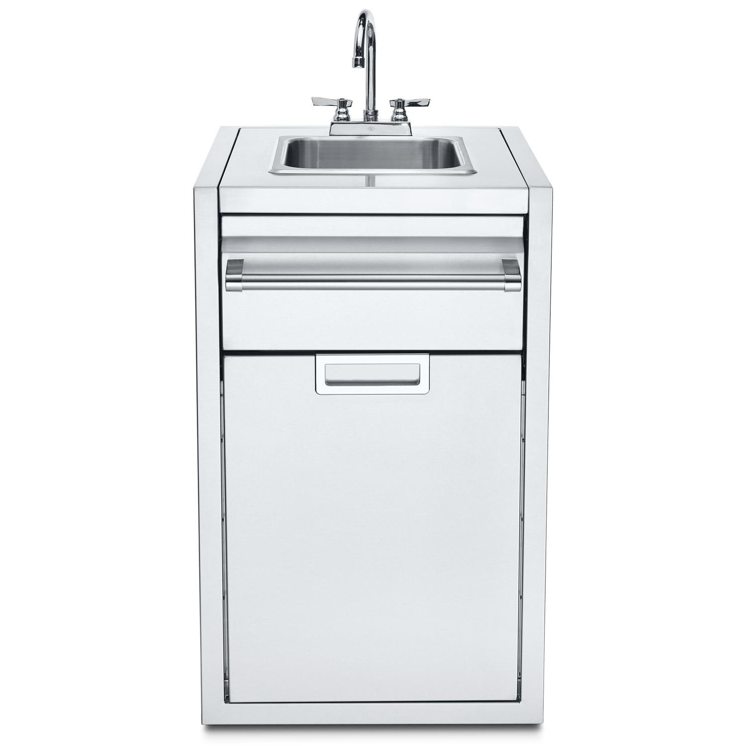 Crown Verity Infinite Series 21 Inch Enclosed Cabinet Storage with Sink and Water Heater