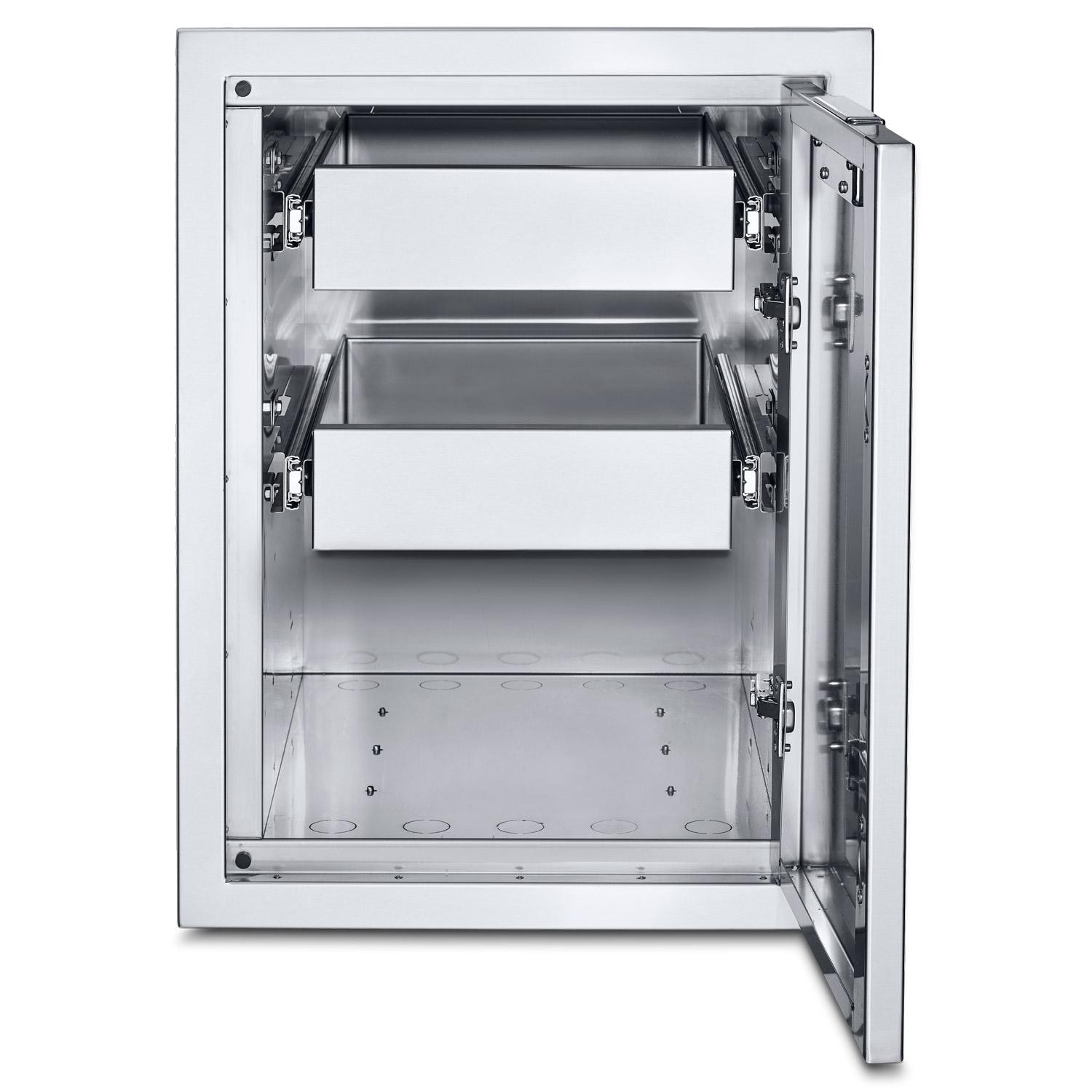 Crown Verity Infinite Series 21 Inch Large Enclosed Cabinet Storage with Double Storage Drawers