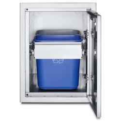 Crown Verity Infinite Series 21 Inch Large Enclosed Cabinet Storage with Double Trash Bin Storage250