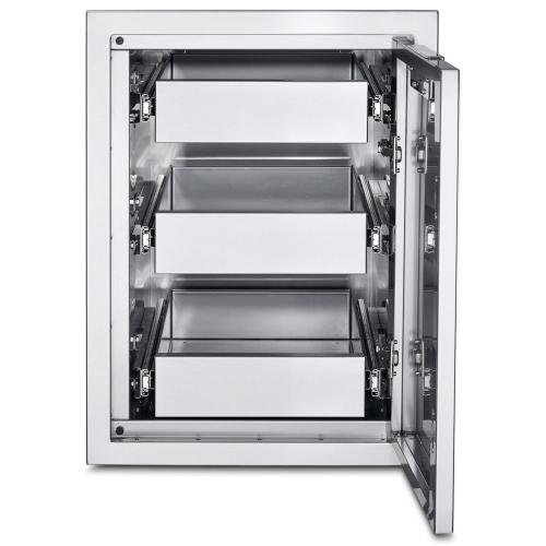 Crown Verity Infinite Series 21 Inch Large Enclosed Cabinet Storage with Triple Storage Drawers