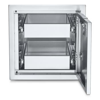 Crown Verity Infinite Series 21 Inch Small Enclosed Cabinet Storage with Double Storage Drawers350