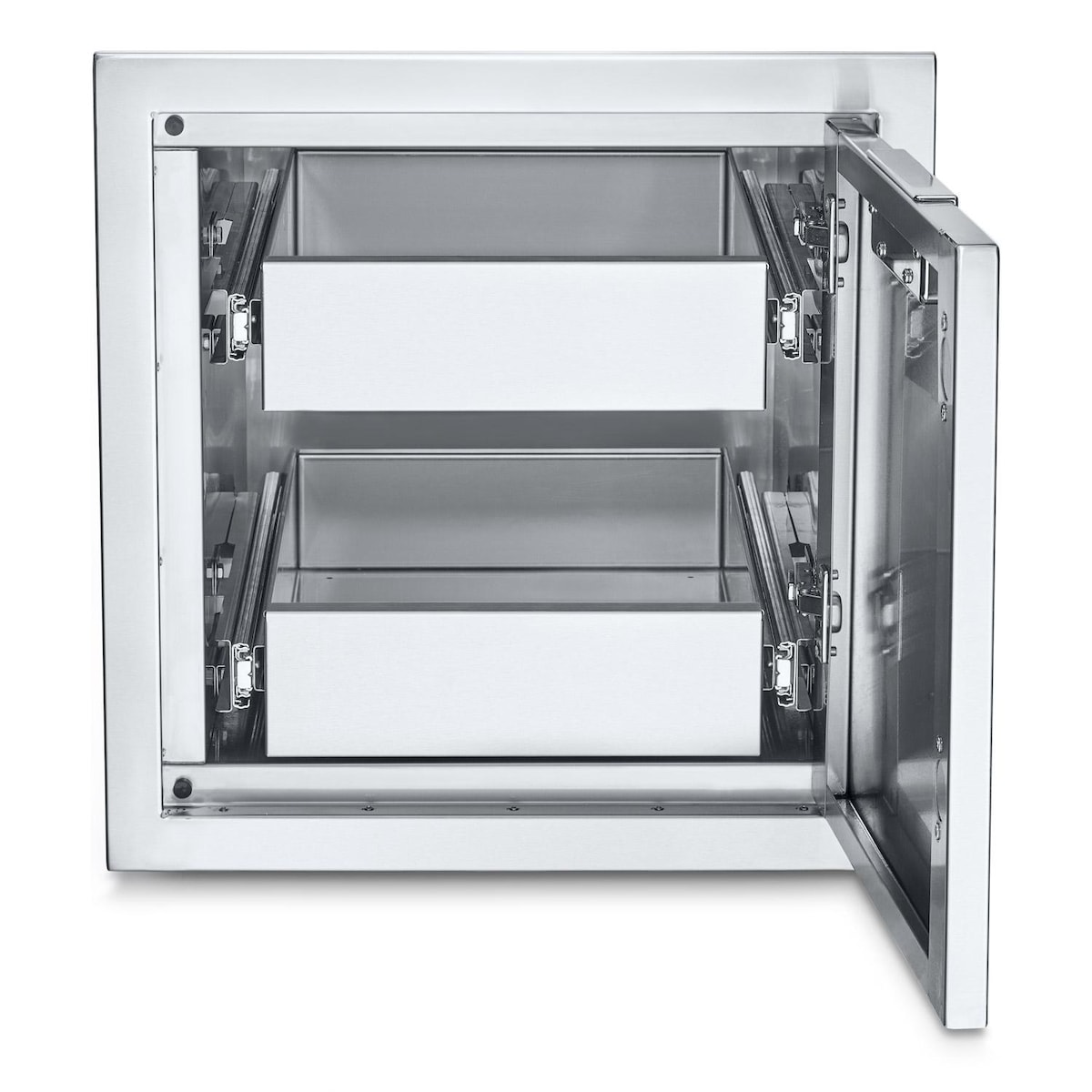 Crown Verity Infinite Series 21 Inch Small Enclosed Cabinet Storage with Double Storage Drawers
