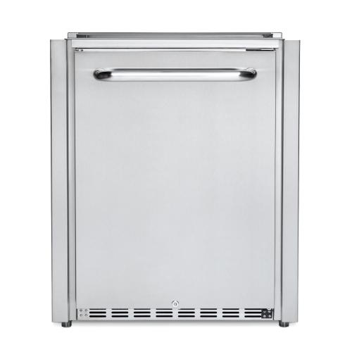 Crown Verity Infinite Series 24 Inch Stainless Steel Outdoor Refrigerator with Cabinet Module