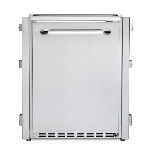 Crown Verity Infinite Series 24 Inch Stainless Steel Outdoor Refrigerator with Cabinet Module