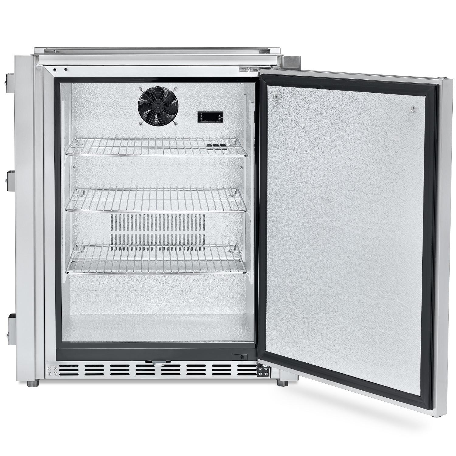 Crown Verity Infinite Series 24 Inch Stainless Steel Outdoor Refrigerator with Cabinet Module