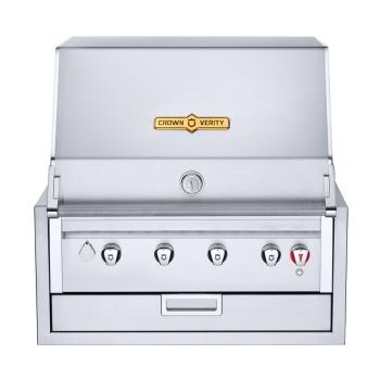 Crown Verity Infinite Series 30 Inch 4 Burner Stainless Steel Built In Gas Grill350