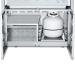 Crown Verity Infinite Series 42 Inch 6 Burner Modular Freestanding Propane Gas Grill with Light Package   20 Lb Propane