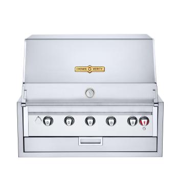 Crown Verity Infinite Series 36 Inch 5 Burner Stainless Steel Built In Gas Grill350