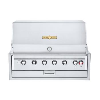 Crown Verity Infinite Series 42 Inch 6 Burner Stainless Steel Built In Gas Grill350